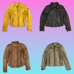 Y2K Leather Jacket (Rep)