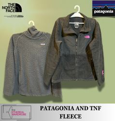 The North face and Patagonia Fleece