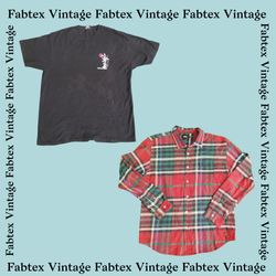 (FV-397) Stussy Tシャツ & ボタンアップシャツ