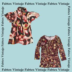 (FV-370) Y2K プリントトップス