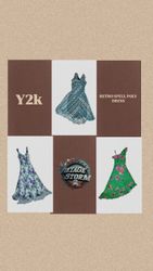 Y2k Spell Poly Dress