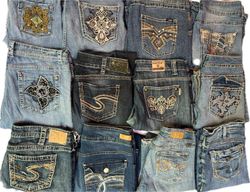 ANGEL AND OTHER MIX BRANDS JEANS (MR 4006)