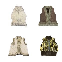Boho Charm: Fur Gilets x Afghan/Pennylane Waistcoa..
