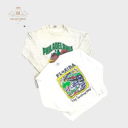 ヴィンテージプリントスウェットシャツ