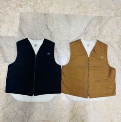 rework style carhartt fisherman vest