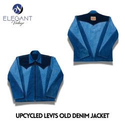 UPCYCLED Levi's Old Denim Jackets - EVR0010
