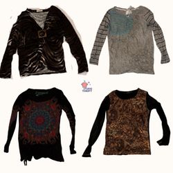 Y2K Graphic Print Tops | Bella Hadid Off-Duty Edit