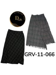 Jupe en laine haut de gamme Y2K – Élégance vintage..