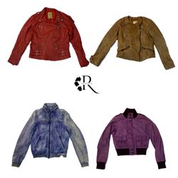 90年代/Y2K クールガール レザージャケット RW-1199