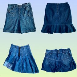 Gonne in denim midi Y2K IT Girl (TS-1428)