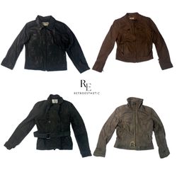 90年代/Y2K ユニークレザージャケット RE-2423