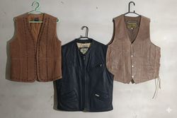 TV 50- Leather Waistcoat -6p