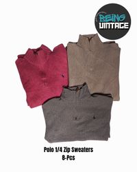 Mix Polo 1/4 Zip Sweaters (PL-4)