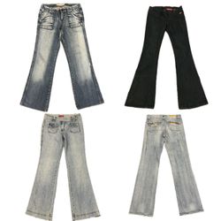 Unique Revival Y2k Pantaloni a Campana