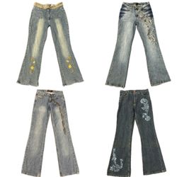 Jeans Unici Fairycore Y2k Stravaganti