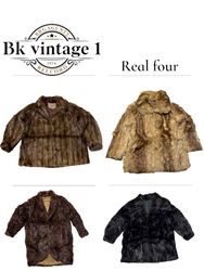 Real fur jacket 14 piece