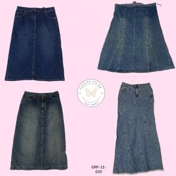 Classic Denim Long Skirt – Effortless Style & Ever..