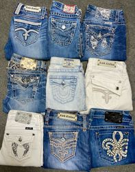 Miss Me True Religion Rock Revival Capri/cropped