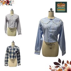 SS25 アップサイクル フリルカラーシャツ