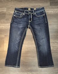 794 - Y2Kスタイルカプリジーンズ