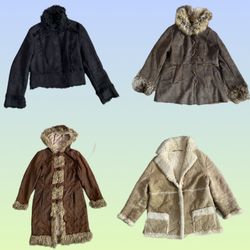 Y2K Brithney Vibe Afghan Coat (TS-1451)