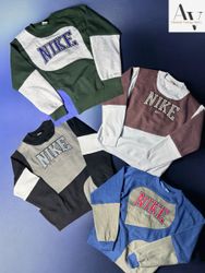 Sweat à capuche patchwork retravaillé Nike