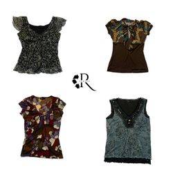 Y2K Grunge tops senza maniche RW-1211