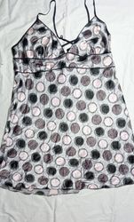 SK#94, Y2K キュートなシルクミディドレス