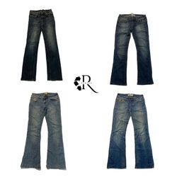Jeans di denim unici Y2K IT Girl
