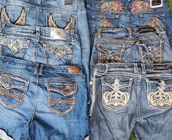 Y2k embroidery shorts (10) pcs "2949"