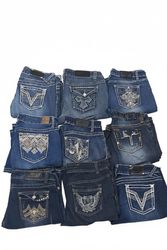 Yv66 Embroidered Classic Jeans -11p