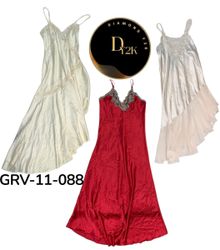 Robe de slip satin Y2K – Esthétique de fête vintag..