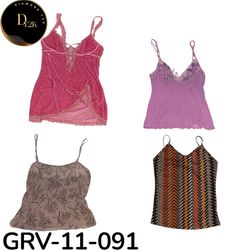 Débardeur en soie Y2K – Look de fête emblématique ..