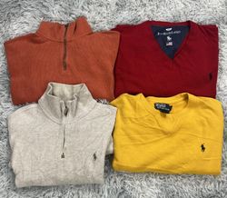 Polo 1/4ジップ / セーター / ニットウェアバンドル (16点) – RF#0059