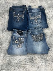 Miss Me / True Religion / Rock Revival フレア、スキニー＆スト..