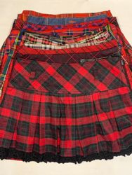 All down for RED! Y2k Checkered Minis