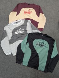 Stussy Crewneck Rework Style Sweatshirts