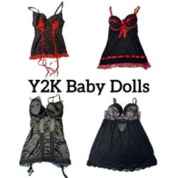 Y2K Gothic Style Baby Dolls (TVL-103)