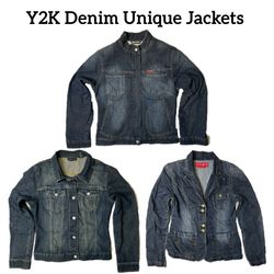 Jackets in denim unici Y2K (TVL-102)