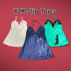 Y2K Curated Slip Tops