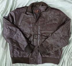 レザーボンバージャケット