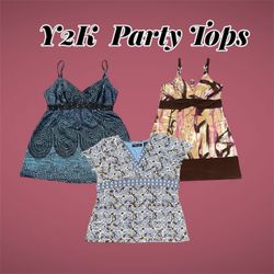 Y2K Party Tops