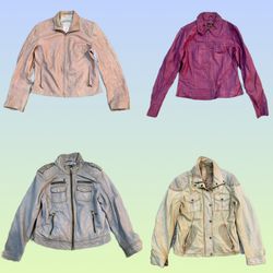 Veste en cuir Y2K NYC (TS-1463)