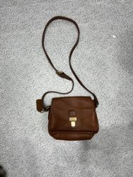 Leather coach bag