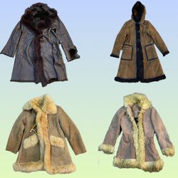 Manteau afghan unique Y2K (TS-1456)