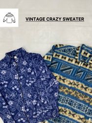 Vintage Crazy Sweater And Fleece