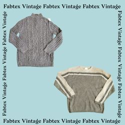 (FV-453) Tricot d'hiver gris confortable - Pull