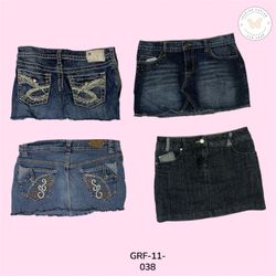Distressed Denim Mini Skirt – Street Style Vibe (G..