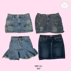 A-Line Denim Mini Skirt – Feminine & Flirty (GRF-1..