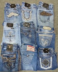 Miss Me True Religion Rock Revival jeans